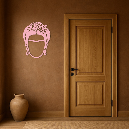 Frida Kahlo Silhouette Metal Wall Art – Iconic Feminine Artistic Home Decor - KAFGP032 - Tampa Home & Garden Store