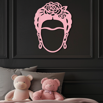 Frida Kahlo Silhouette Metal Wall Art – Iconic Feminine Artistic Home Decor - KAFGP032 - Tampa Home & Garden Store
