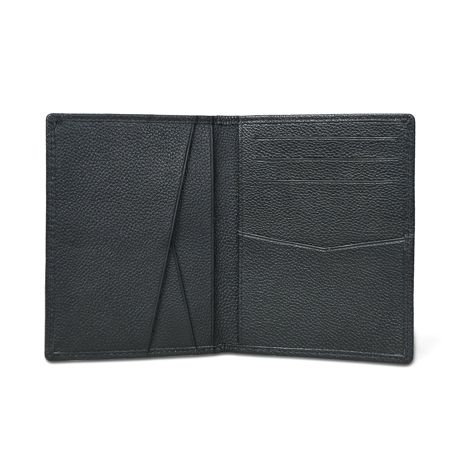 Front Pocket Black Passport Holder - Tampa Home & Garden Store