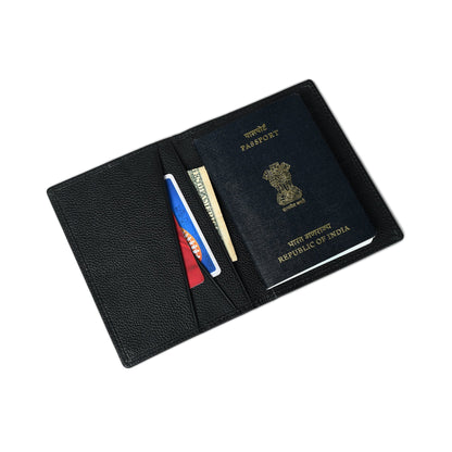 Front Pocket Black Passport Holder - Tampa Home & Garden Store