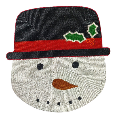 Frosty Snowman Placemat, Christmas Placemat, Snowman Placemat - Tampa Home & Garden Store