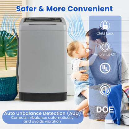 Lavadora y secadora totalmente automáticas - Gris
