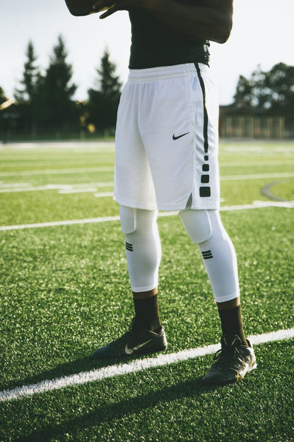 Full-Length Padded Knee Sleeve - White - Tampa Home & Garden Store