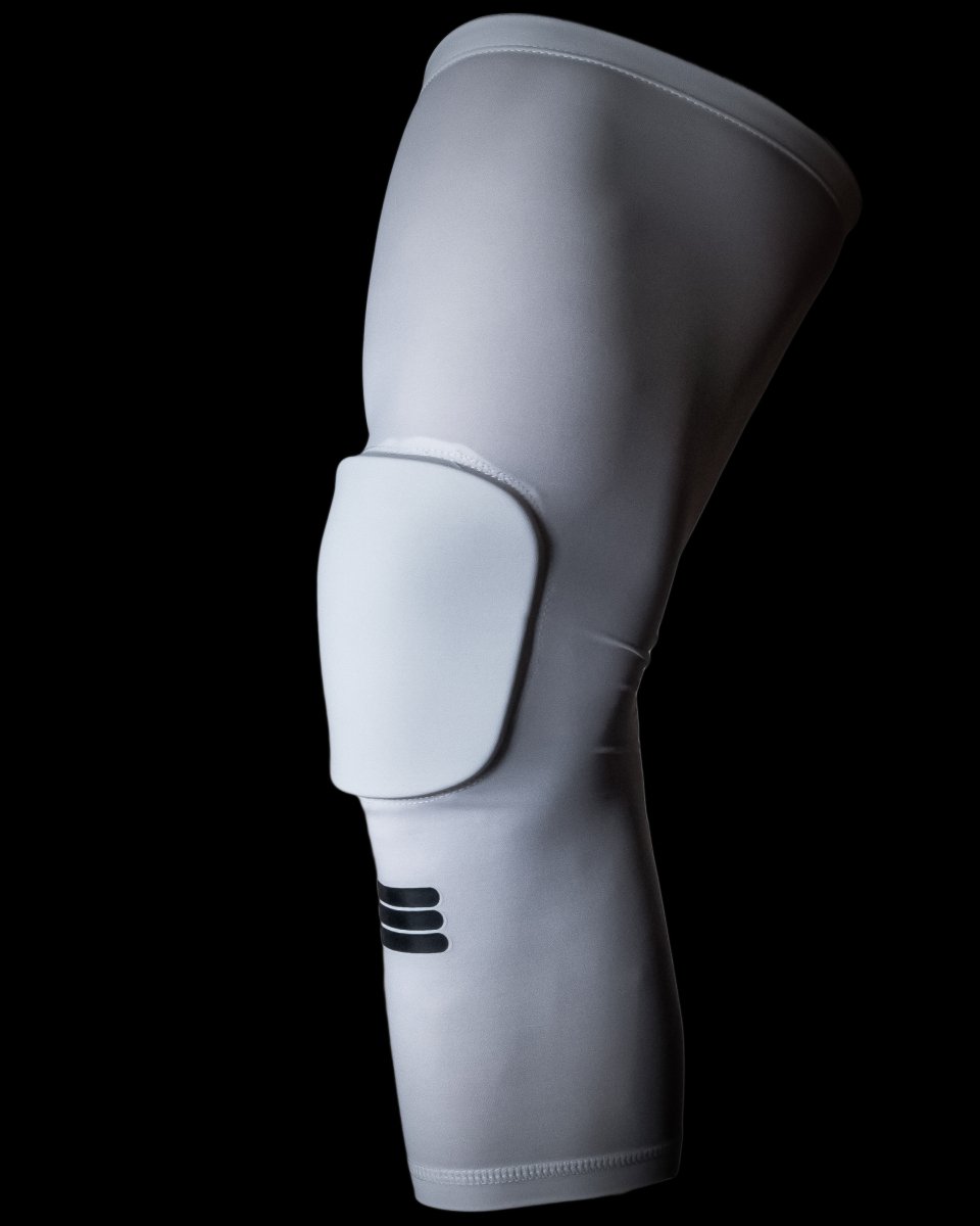 Full-Length Padded Knee Sleeve - White - Tampa Home & Garden Store