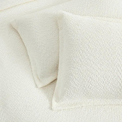 Full / Queen 3-Piece Off White Boucle Duvet Cover Set - Tampa Home & Garden Store