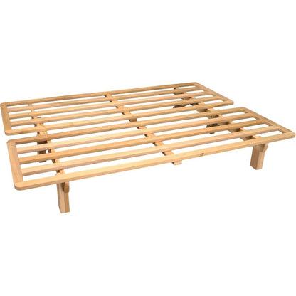 Full size Solid Wood Futon Sofa Bed Frame - Made in the USA - Tampa Home & Garden Store