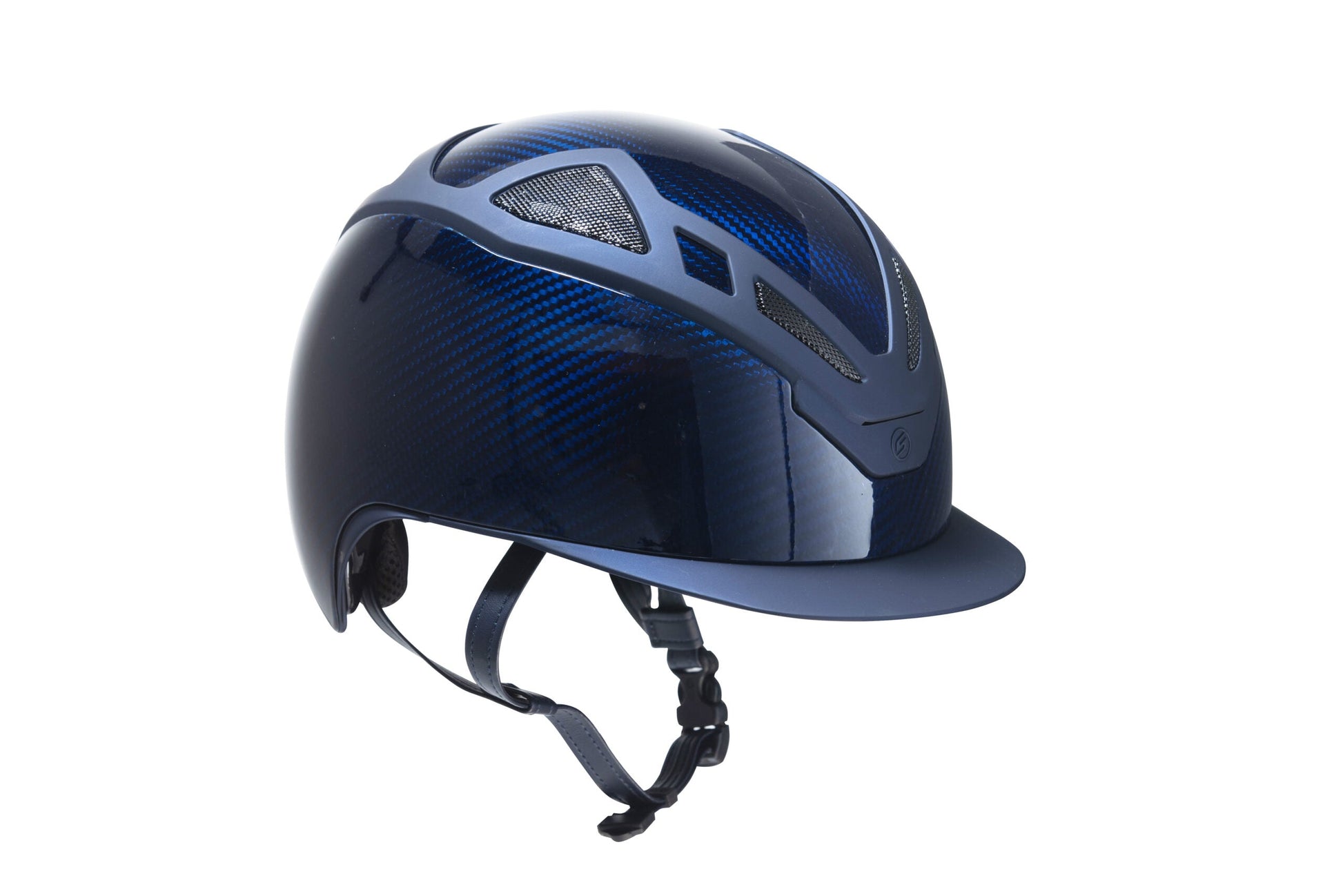 Suomy Apex Riding Helmet full carbon blue glossy with vent panels on Tampa Home & Garden Store