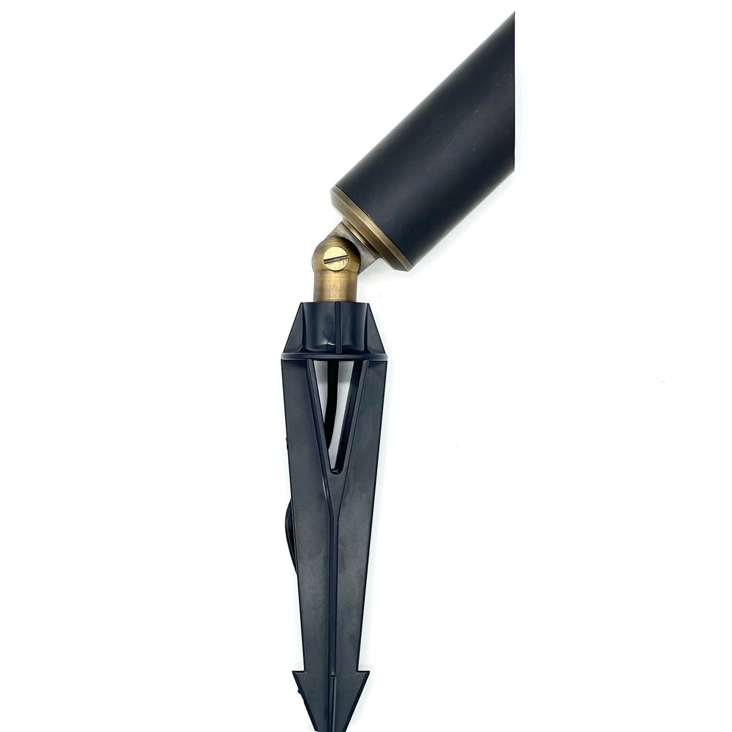 Projecteur en laiton noir Stelvio éclairage paysager basse tension 12V