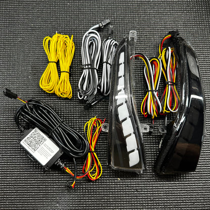 AutoLEDTech.com Flow Series RGB LED side mirror lights with turn signals for Infiniti Q50 Q60 Q70 on Tampa Home & Garden Store