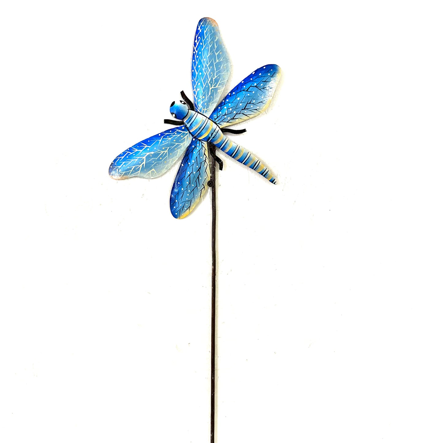 Sweet Blue Dragonfly Garden Stake