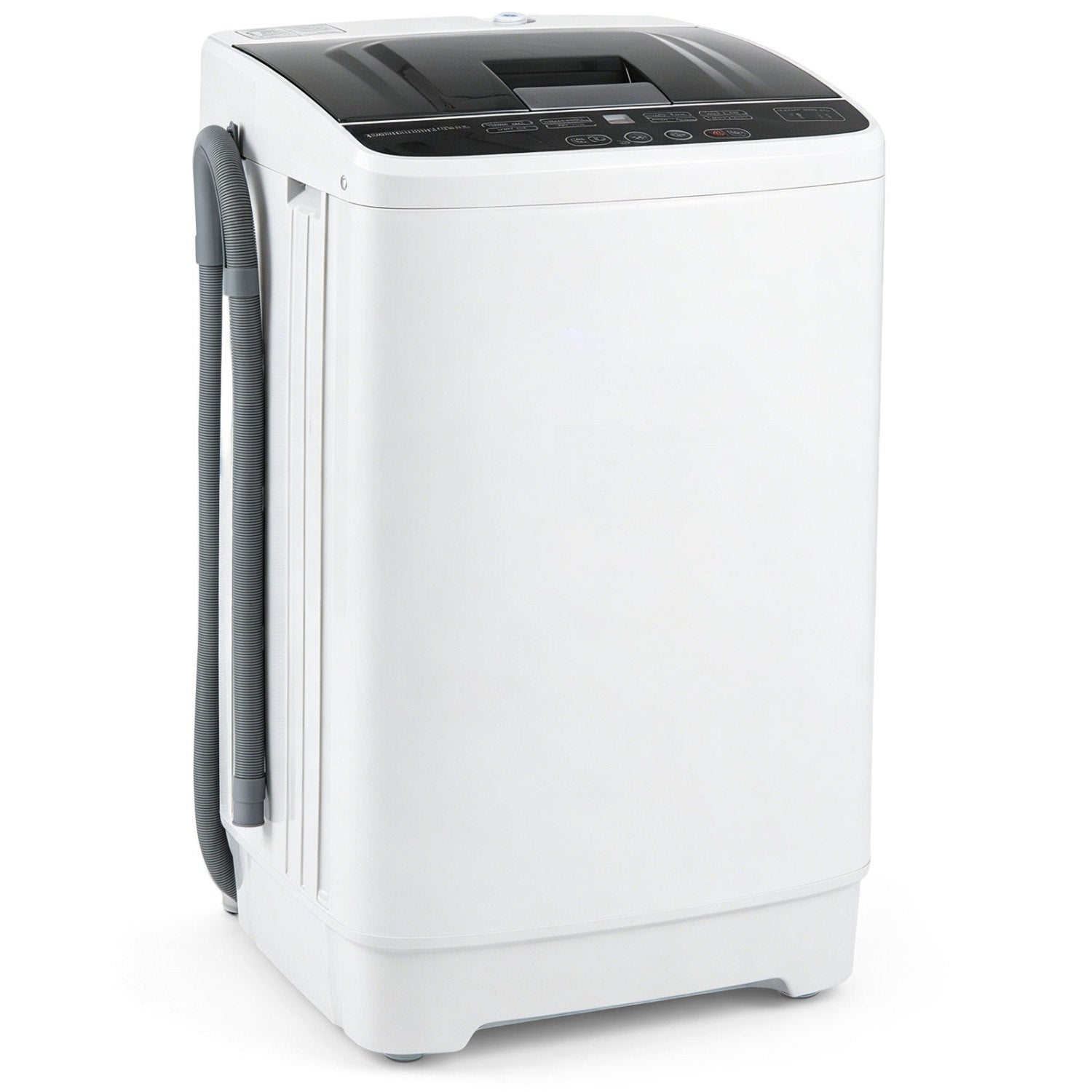 DirectDeals washing machine, white top-load, 7.7 lb capacity, 8 programs, drain pump on Tampa Home & Garden Store