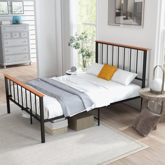 Bed Frame with Headboard and Footboard-Full Size - Tampa Home & Garden Store