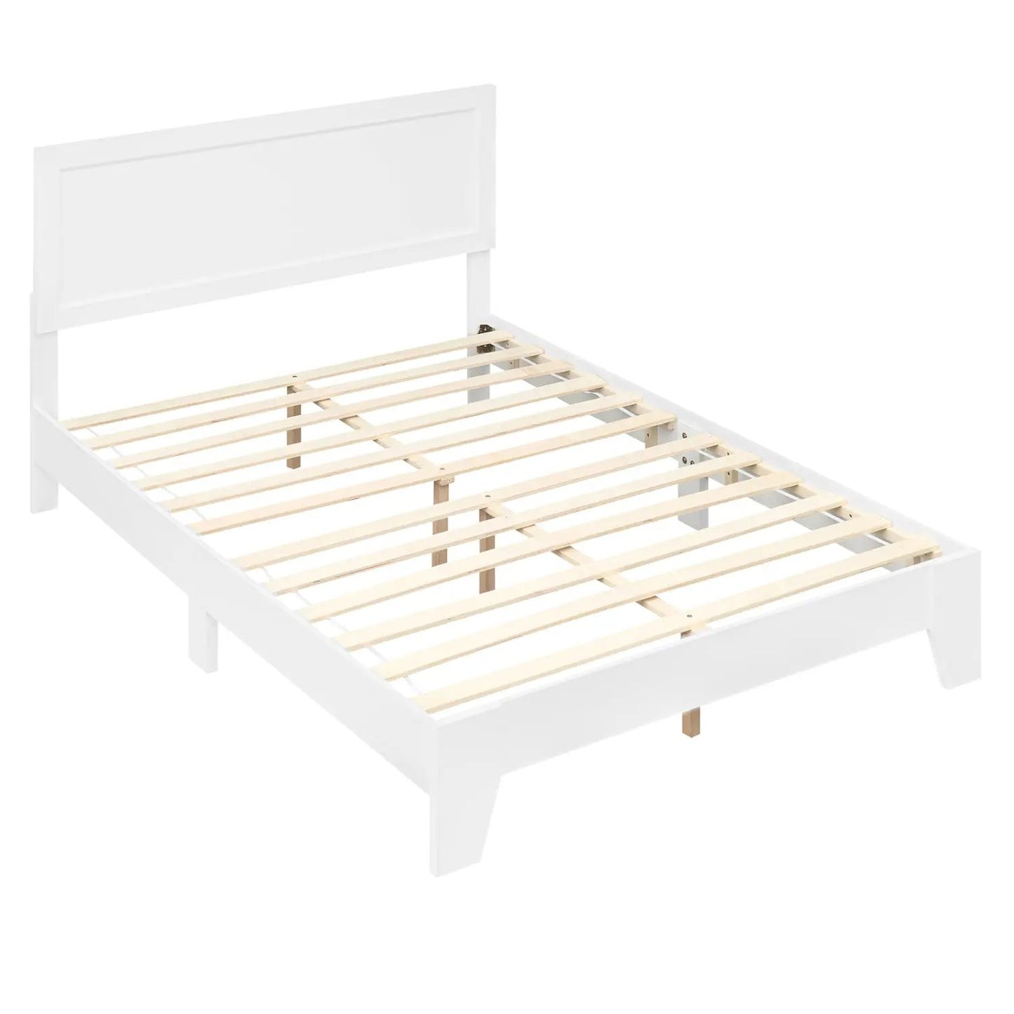 Full Platform Bed Frame Headboard No Box Spring