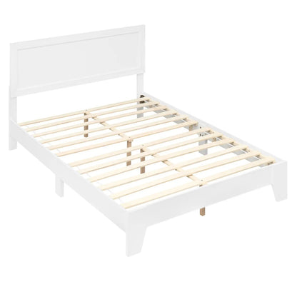 Full Platform Bed Frame Headboard No Box Spring