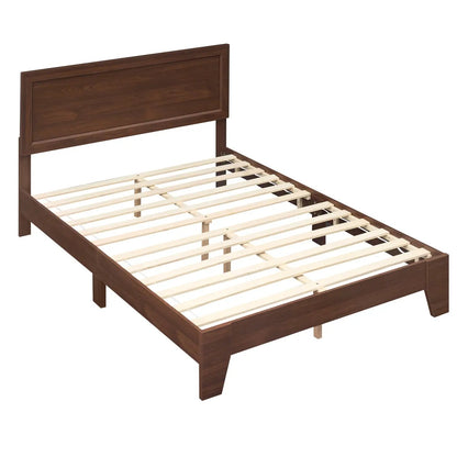 Full Platform Bed Frame Headboard No Box Spring