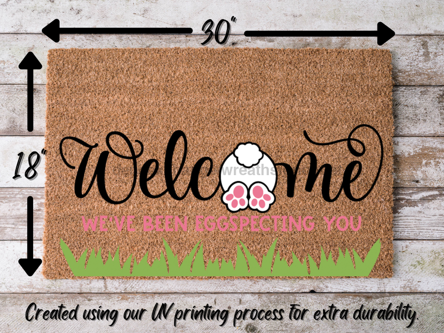 Funny Doormat, Coir Doormat, Welcome Mat, Housewarming Gift, Bunny Doormat, Front Door Doormat, Easter Doormat, New Homeowner Gift DECOE-CM-113 - Tampa Home & Garden Store