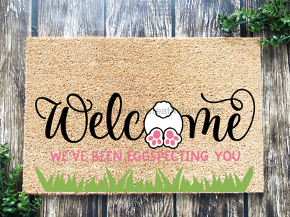 Funny Doormat, Coir Doormat, Welcome Mat, Housewarming Gift, Bunny Doormat, Front Door Doormat, Easter Doormat, New Homeowner Gift DECOE-CM-113 - Tampa Home & Garden Store