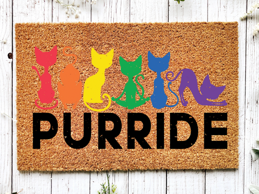 Funny Doormat, Coir Doormat, Welcome Mat, Housewarming Gift, Pride Doormat, Purride Front Door Doormat, Welcome Doormat, New Homeowner Gift DECOE-CM-080 - Tampa Home & Garden Store