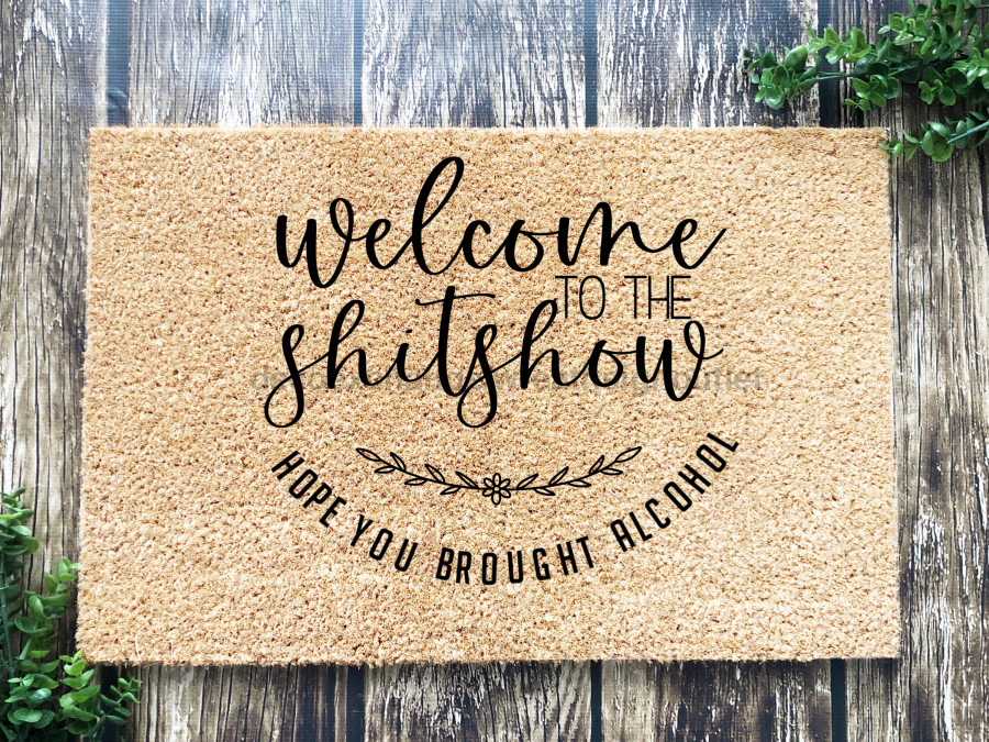 Funny Doormat, Coir Doormat, Welcome Mat, Housewarming Gift, Welcome to the Shit Show Doormat, Front Door Doormat, Doormat, New Homeowner Gift DECOE-CM-110 - Tampa Home & Garden Store