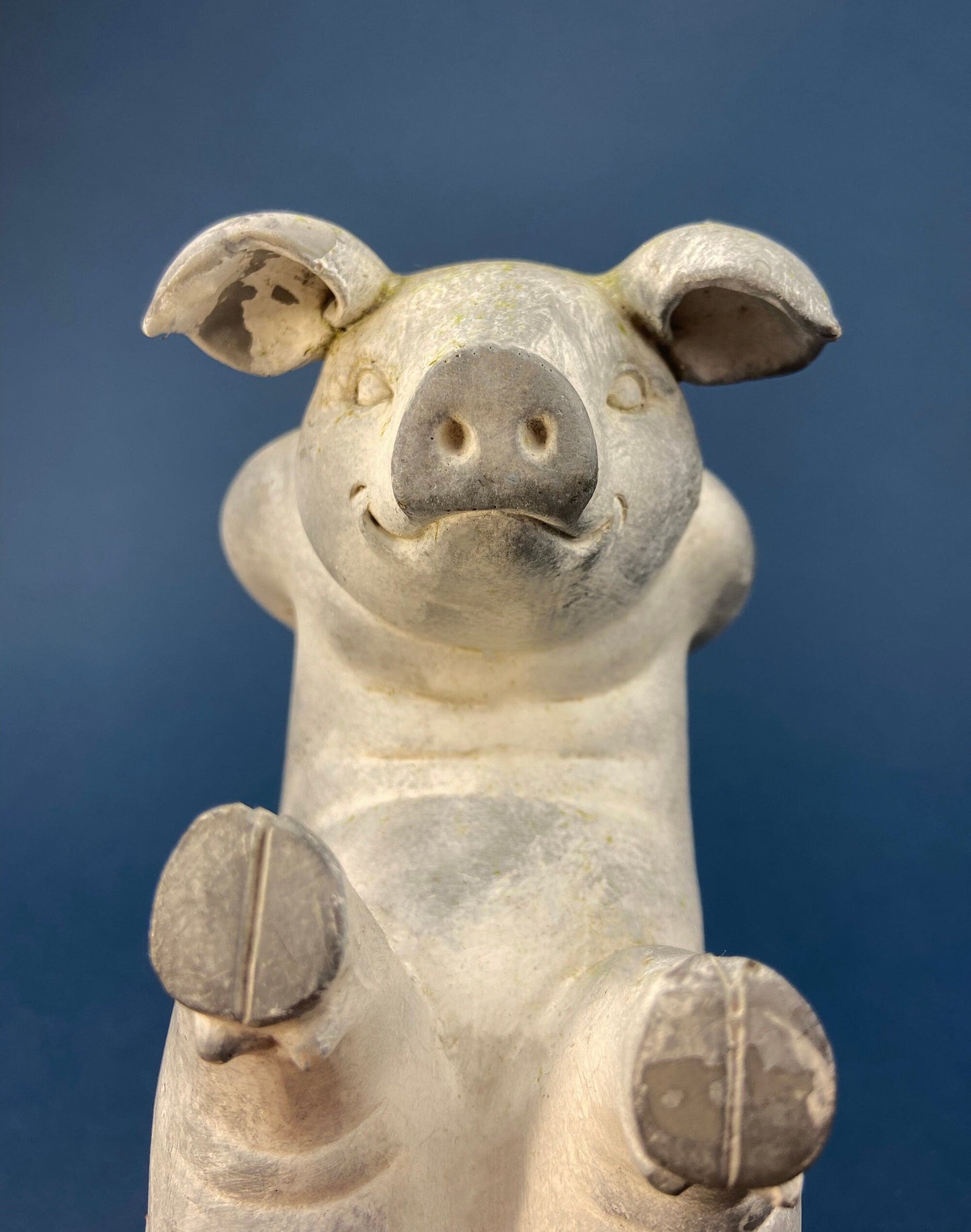 Funny Piglet Figurine. Frolicking and Smiling Pig.  Animal Lovers. Animal Themed Kitchen, Kids Room, or Gift for Pig Lovers. - Tampa Home & Garden Store