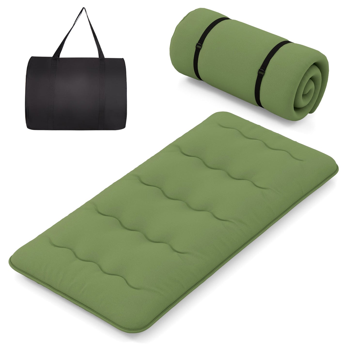 Colchón de suelo con funda lavable y bolsa de transporte - Tamaño completo