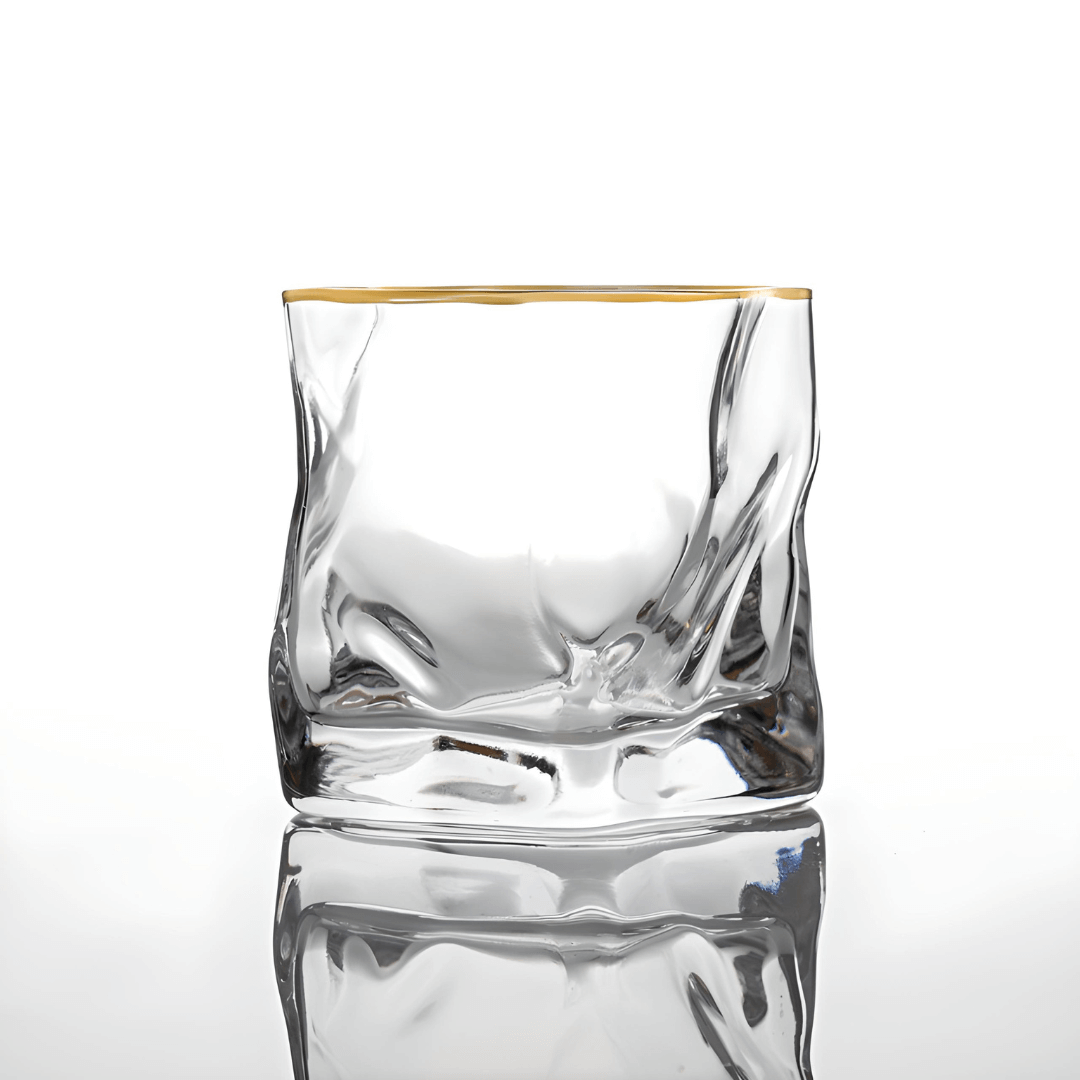 Gold Hoshi Japanese Crystal And The Whisky Glass