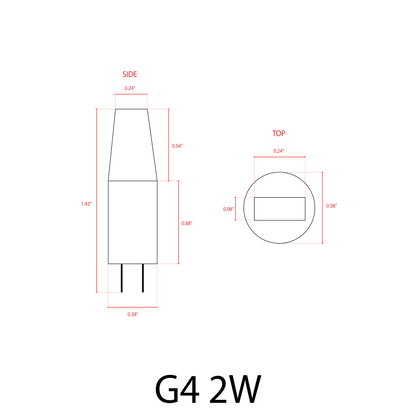 G4 Bi Pin LED Capsule 12V Bulb Energy Efficient Light IP65 Waterproof