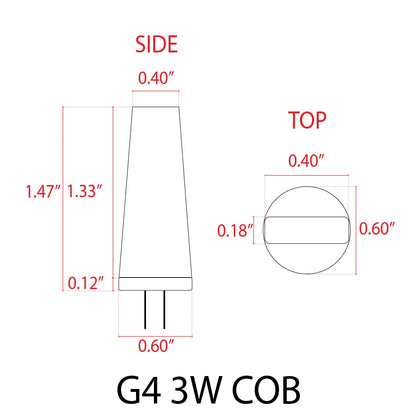 G4 Bi Pin LED Capsule 12V Bulb Energy Efficient Light IP65 Waterproof