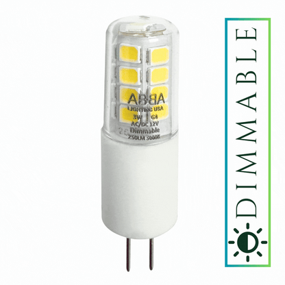 G4 Dimmable SMD Bi Pin LED Capsule 12V Bulb Energy Efficient Light IP65 Waterproof