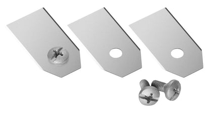 Blade kit set of three metal lawn mower blades with screws on Tampa Home & Garden Store