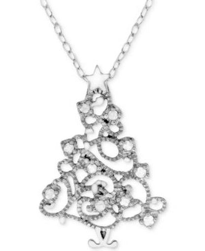 Sterling Silver Ruby And Sapphire Necklace