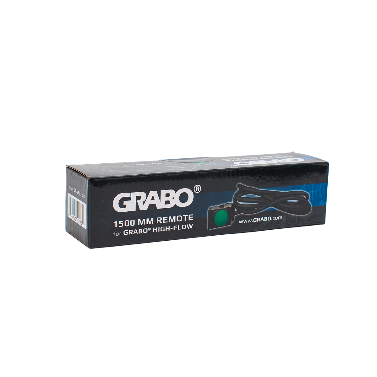 GRABO HighFlow 1500mm wired remote cable box with GRABO logo, suction gripster accessory on Tampa Home & Garden Store