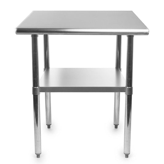 Mesa de preparación de cocina de acero inoxidable resistente de 2 x 3 pies