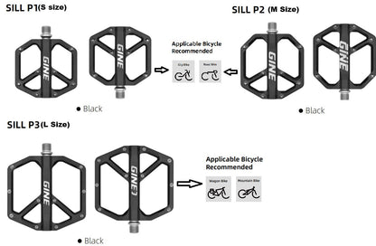 GINE SILL-Aluminum Alloy Bicycle Platform Pedals - Tampa Home & Garden Store