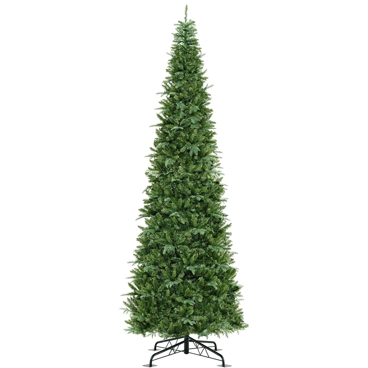12ft prelit hinged artificial Christmas tree with 2517 PVC/PE tips DirectDeals on Tampa Home & Garden Store