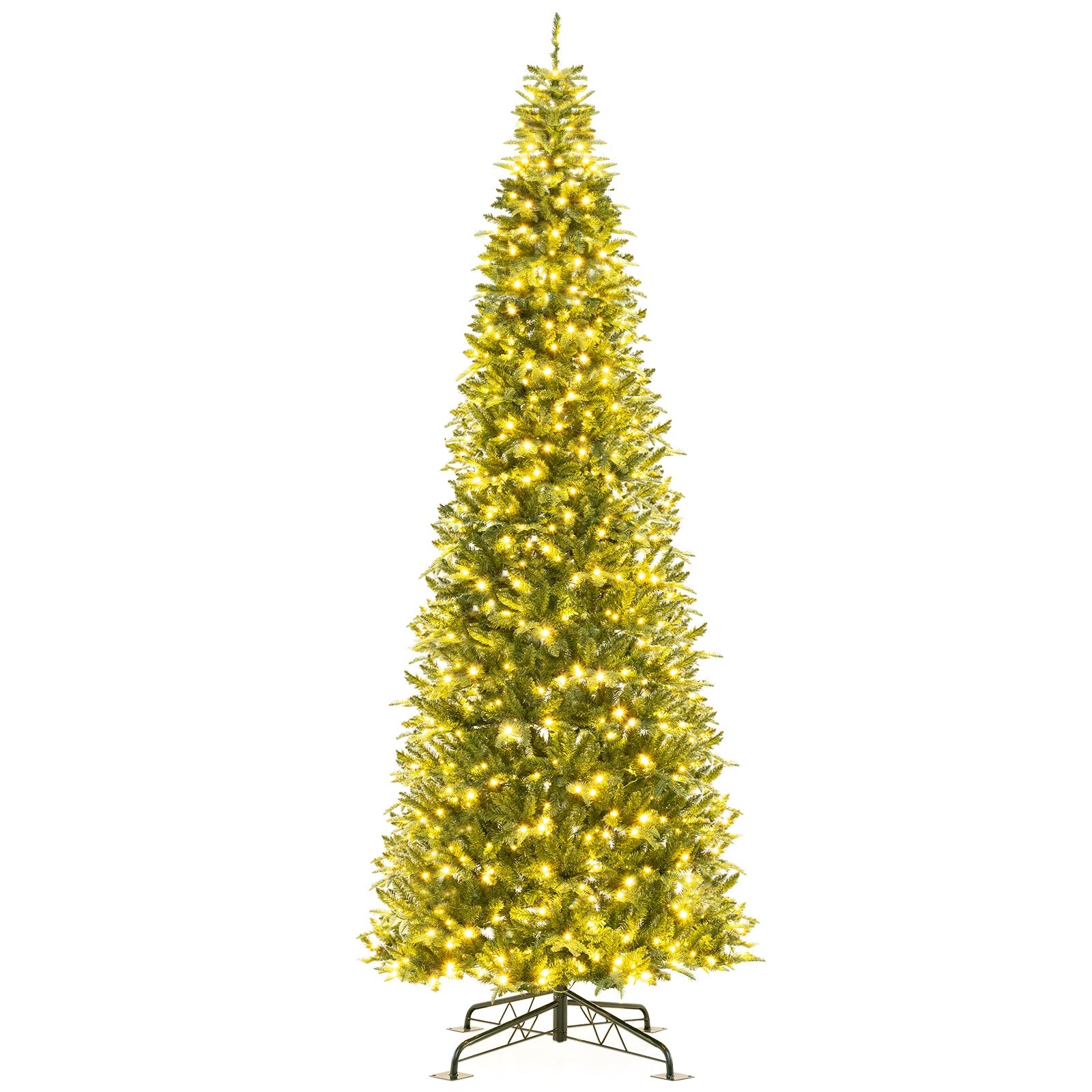 12 ft DirectDeals prelit hinged artificial Christmas tree with 2517 PVC PE tips on Tampa Home & Garden Store