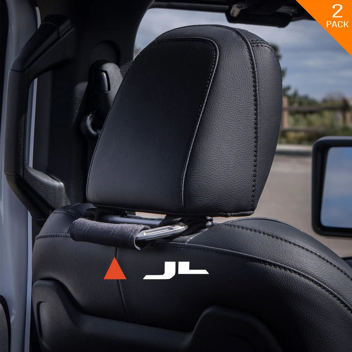 GP Back Grip PRO rear headrest handles for all cars, black, 2-pack GPCA on Tampa Home & Garden Store