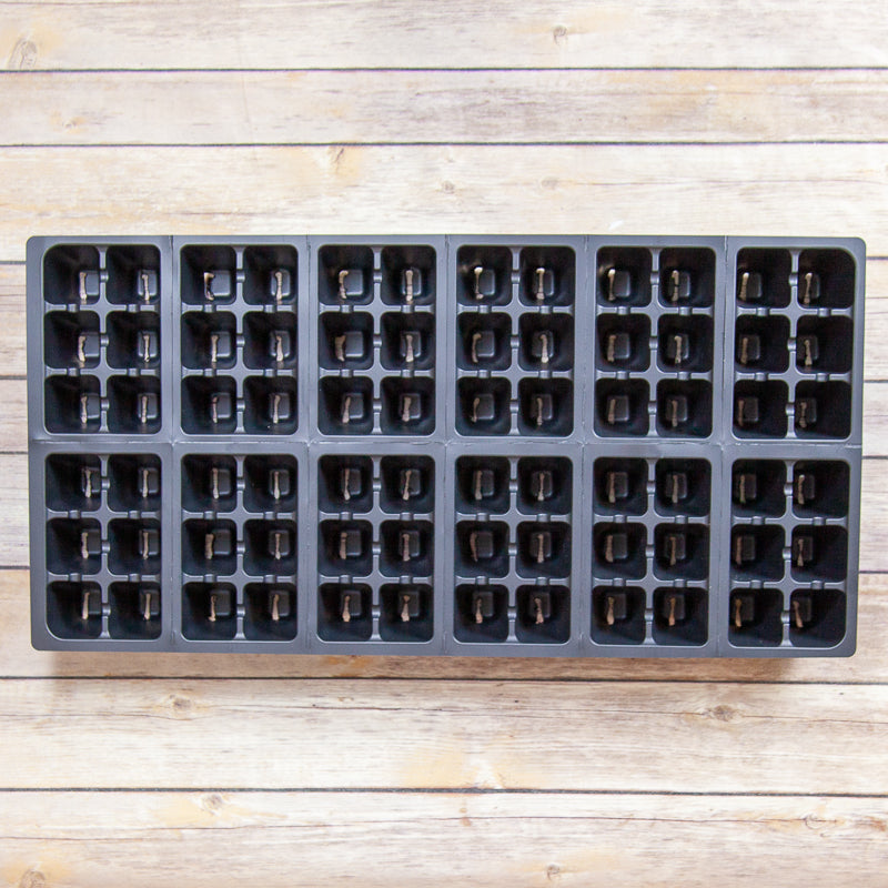 72 Cell Seed Trays Seeding Containers (Sheet of 12, 6 Packs)