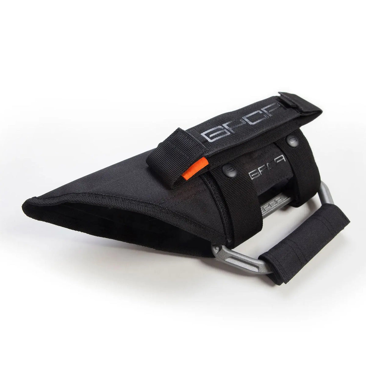 GP-Grip PRO foldable handle for Jeep Wrangler JK, black sheath with mount and orange accent on Tampa Home & Garden Store