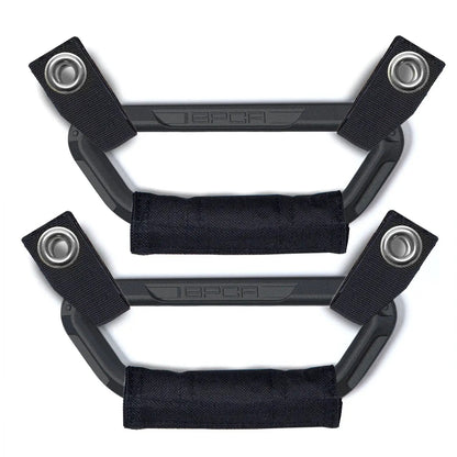 GP Back Grip Pro Black X 2 car gear handles with black nylon straps and metal grommets GPCA on Tampa Home & Garden Store