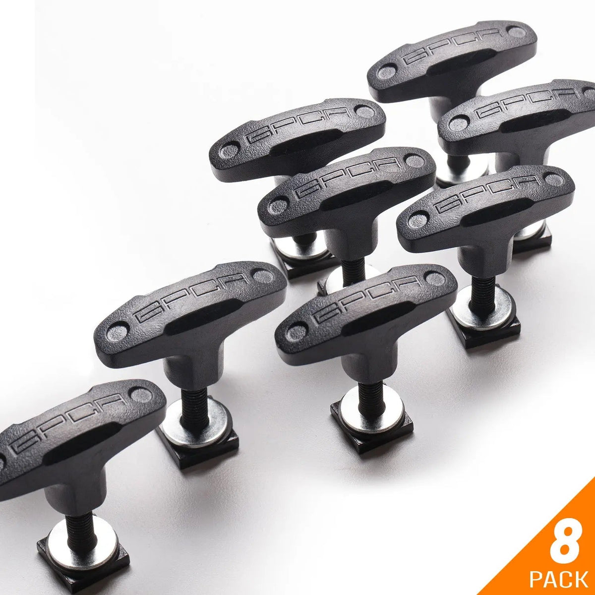 Bronco Tie-Down Anchor PRO car interior fittings GPCA black clamps with screws 8-pack on Tampa Home & Garden Store