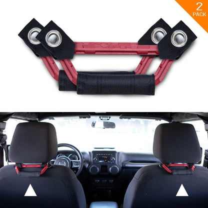 GP Back Grip LITE two-pack, red frame with black fabric grips for all cars & trucks GPCA on Tampa Home & Garden Store