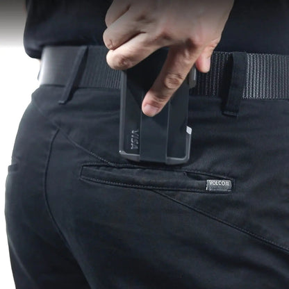 GPCA United-1 Wallet Card Holder, black minimalist EDC wallet with belt clip on Tampa Home & Garden Store