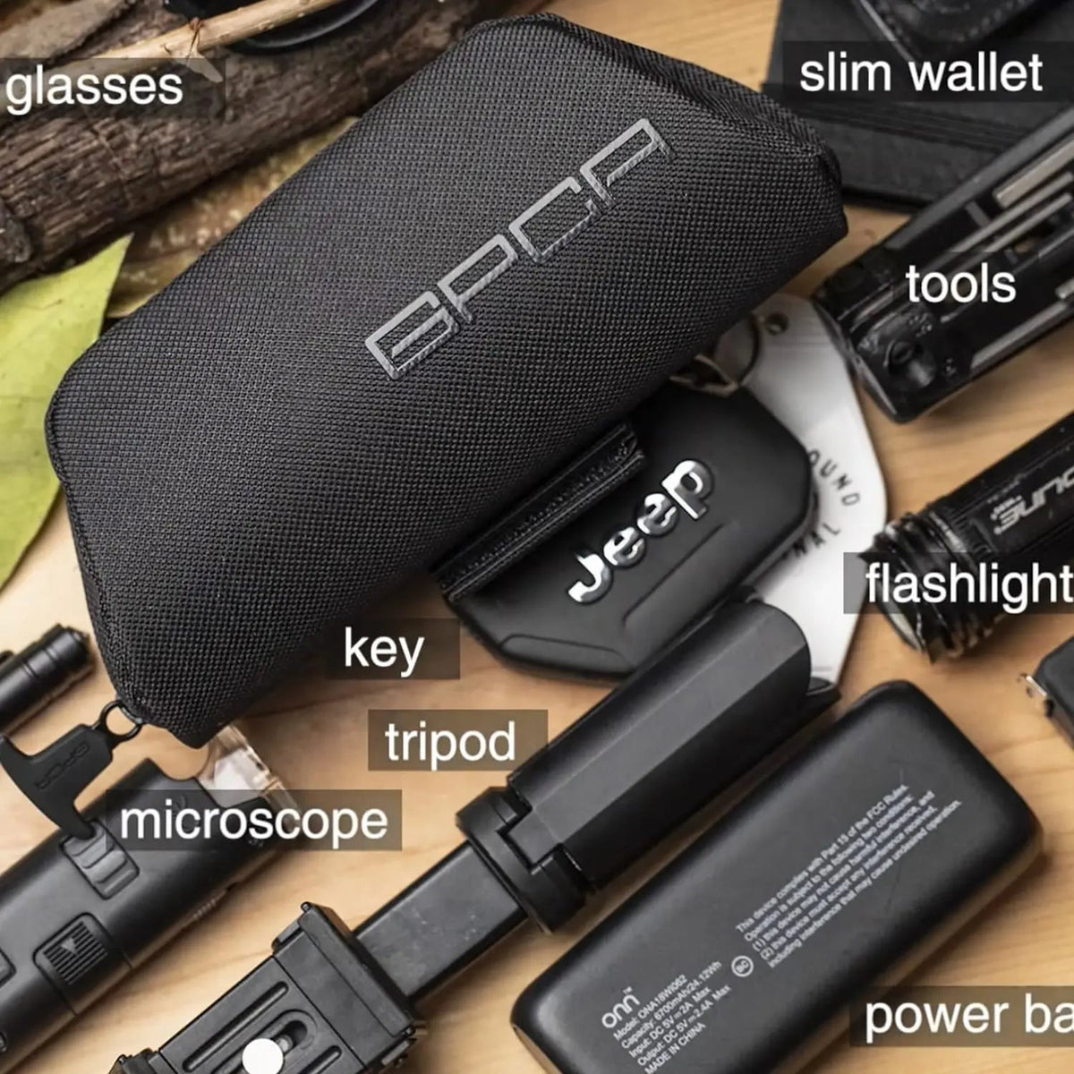 GPCA Utility Case GP-Grip PRO compatible black eyewear case for EDC gear on Tampa Home & Garden Store