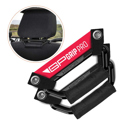 GP Back Grip PRO rear headrest handle by GPCA with black straps and metal grommets on Tampa Home & Garden Store