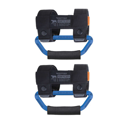 GP-Grip Universal roll-bar mount for 0.75–5.5 in bars, black straps, blue frame GPCA on Tampa Home & Garden Store