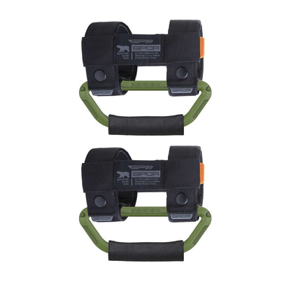 GP-Grip Universal car gear strap pair for roll bars 0.75–5.5 in, black nylon with orange tab GPCA on Tampa Home & Garden Store