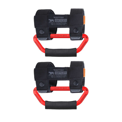 GP-Grip Universal roll bar clamp with black nylon straps and orange GPCA tabs on Tampa Home & Garden Store