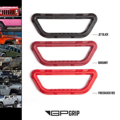 GP-Grip Universal grip set for roll bars 0.75-5.5 in, jet black burgundy firecracker red on Tampa Home & Garden Store