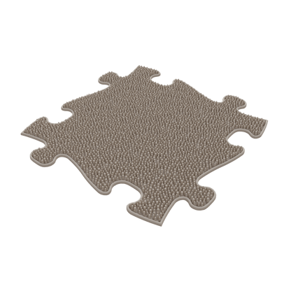 Sensory play mats set by TINNITOTS with beige interlocking puzzle pieces and textured bumps on Tampa Home & Garden Store